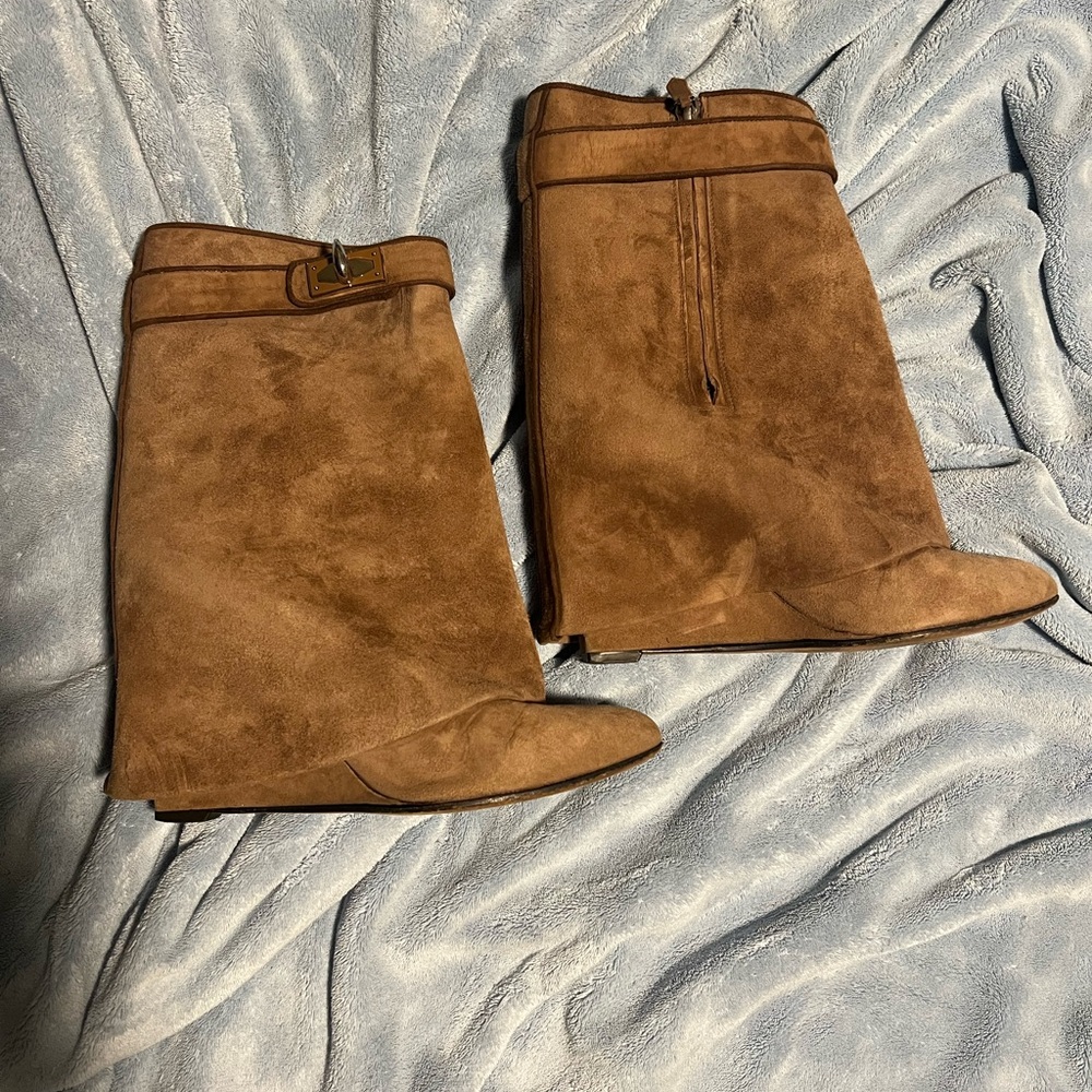 SOLD SOLD SOLD *Authentic*Givenchy suede shark boots 37.5